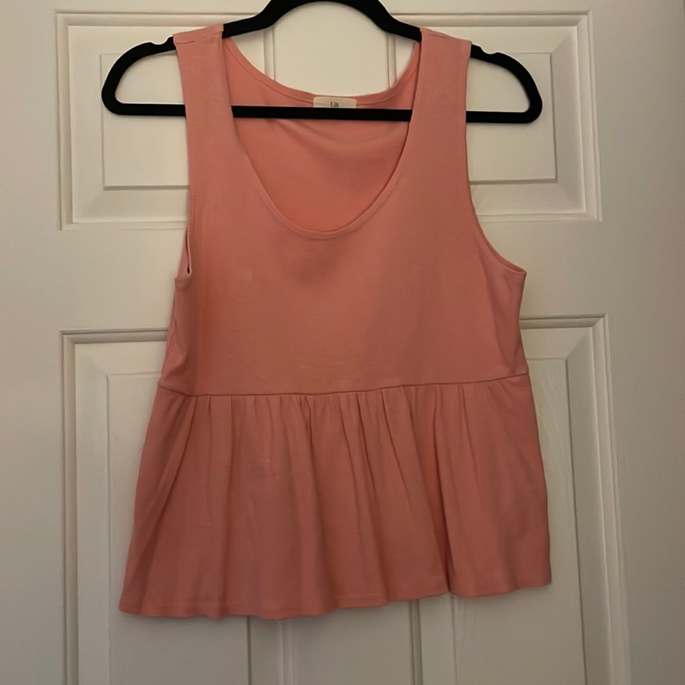 Anthropologie peplum tank